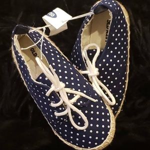 Old Navy Girls polka dot shoes